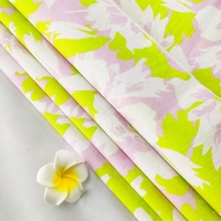 Tissu en coton peigné tissé léger à motif personnalisé, imprimé numérique, pour robe