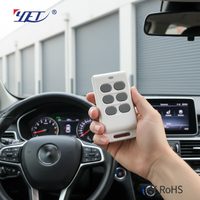 YET2208 433mhz Control Remoto Inalámbrico RF de 6 Teclas con Código Variable para Puertas Correderas, Batientes y Persianas Enrollables