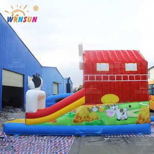 WINSUN Terrain <span class=keywords><strong>de</strong></span> jeux gonflable professionnel avec camion, accessoires <span class=keywords><strong>de</strong></span> jeux gonflables, château gonflable pour enfants - Product Image 5