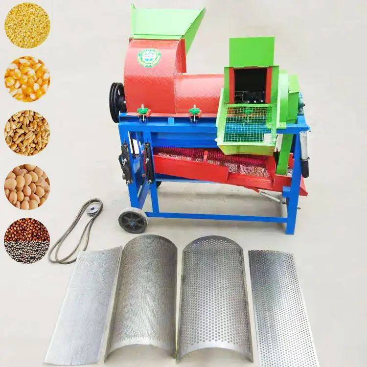 Corn Maize Thresher Corn Peeling Threshing Machine Wheat Rice Soybean Grain Thresher Sheller Machinery