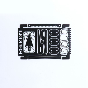 22 in 1 Stainless Steel <b>Multi</b> Function Pocket <b>Tool</b> Card for Outdoor <b>Camping</b> Hiking Emergency Repair and Daily Carry Use - Product Image 6