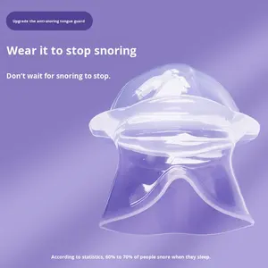 シリコーンいびき防止舌リテーナーヘルスケア供給睡眠補助呼吸をサポートDropshipping歓迎 - Product Image 4