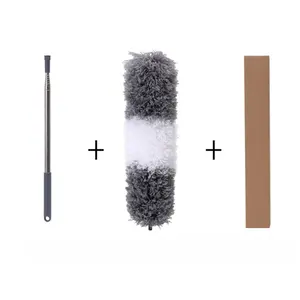 Household Telescopic Extendable Pole Hand Microfiber Cleaning Duster Feather Dusters For Cleaning