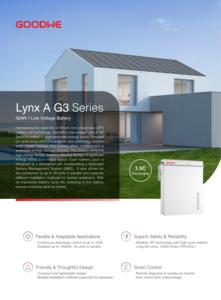 Goodwe แบตเตอรี่ LX G3ชุด5.12KWH A5.0-30 5KW 51.2V LiFePO4 100Ah แบตเตอรี่ลิเธียมพลังงานแสงอาทิตย์สำหรับใช้ในบ้าน - Product Image 4