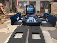 Kits d'aménagement intérieur de luxe Sprinter, cloison, sièges arrière VIP avec table, siège-canapé avec écran tactile pour Mercedes-Benz Sprinter W907