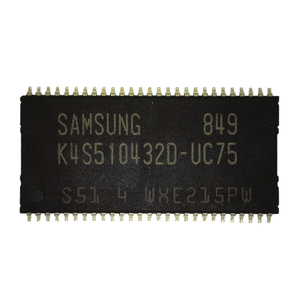 K4S510432D-UC75 K4S510432D วงจรรวมแบบดั้งเดิม หน่วยความจำ SDRAM IC 512Mbit LVTTL 133 MHz 65 Ns 54-TSOP II - Product Image 1