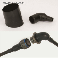 Raychem KH-2A/C-01Heat Rétractable avec colle Tube de doigts No 222A111Factory sell Mold shrinkable sleeve Molded Sleeve