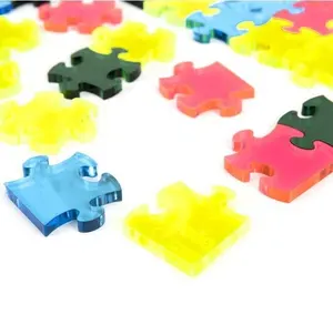 Factory Custom Clear UV-gedrucktes Acryl-Bild puzzle