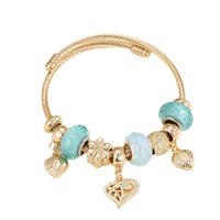 Bracelet ajustable Panjia Fashion en or, kevlar et pierre naturelle, sans couleur, assorti à tous les styles, bijoux haut de gamme