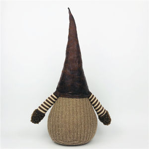 อุปกรณ์ตกแต่งบ้านเทศกาลคริสต์มาสซานตาคลอสเครื่องตกแต่งงานฝีมือสิ่งทอลายหงส์ประดับด้วยโพลีเอสเตอร์ - Product Image 2