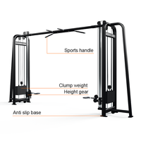 Cable de Acero Ajustable Comercial para Ejercicios de Crossfit con Tubo Ovalado y Sistema de Pesas, Equipo de Gimnasio con Logotipo y Color Personalizados