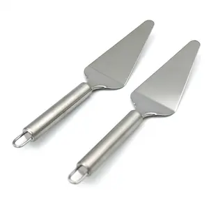 Factory Wholesale food-grade Triangular cheese and pizza cutter, stainless steel matel cheese slicer for pizza