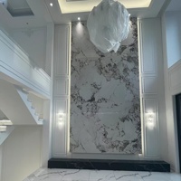 Panneau mural imperméable en PVC à motif marbre, panneau UV pour chambre, villa, salle de bain, décoration murale intérieure avec design graphique - Vente chaude