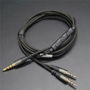 Câble audio Sol Republic 3,5 mm vers 2x2,5 mm, fil en nylon, placage nickel, adaptateur mâle-mâle pour écouteurs - Product Image 1