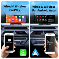 Pantalla Inalámbrica EKIY de 10.26 Pulgadas para Coche con Carplay y Android Auto, Navegación GPS, Pantalla Carplay Portátil Universal, Reproductor de DVD para Coche