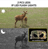 Kamera Keamanan Seluler Digital 8K CMOS Mini Baterai Inframerah WiFi IP65 Tahan Air Foto 60MP Sudut Lebar 120 Malam Hari