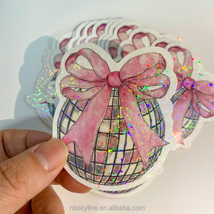 Custom Waterproof Holographic Die Cut <strong>Stickers</strong> <strong>Printing</strong> Logo Vinyl Label Waterproof Decorative Hologram <strong>Sticker</strong> - Product Image 6