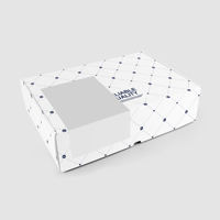 Carpeta de Cartón Corrugado Reciclable Personalizada, Moderna y de Lujo, con Logotipo Personalizado, para Envío de Cosméticos, Cuidado de la Piel, Ropa y Venta al por Menor