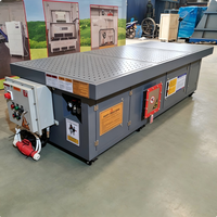 Nouvelle plateforme de meulage de composants métalliques industriels avec système de dépoussiérage