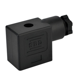 Conector de Bobina Solenoide DIN43650A DIN43650B DIN43650C MPM, Enchufe 2P+E 3P+E IP65 AC/DC con Indicador LED Rojo/Blanco - Product Image 5