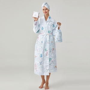 Eco3 הסיטונאי מהיר יבש מיקרופייבר חלוק סט מיקרופייבר דפוס צבע גבוה מכונת כביסה - Product Image 1