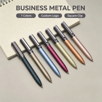 Elegante Bolígrafo Metálico con Diseño Moderno, Regalo Promocional Elegante para Empresas