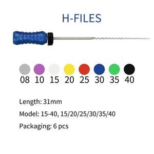 UM 牙科器械根管锉 - K/H 扩管器 Vdw 不锈钢牙髓治疗镍钛发动机用旋转锉 - Product Image 6