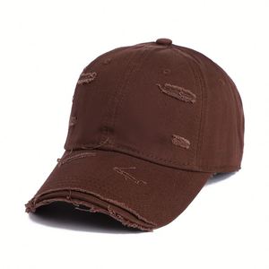 Venta al por mayor Unisex Ajustable Mujeres Hombres Vintage Sombrero de papá desgastado Algodón lavado Gorra de béisbol con logotipo personalizado - Product Image 4