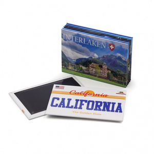 Manufactory Wholesale Top Quality Customized California Santa Monica Pictures Souvenir Gift Tin Refrigerator Magnet - Product Image 3