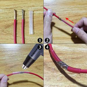 127PC thu nhỏ ống loại Điện Bộ dụng cụ PE nhiệt thu nhỏ Ống cách nhiệt Dây cáp tay áo Kit nhiệt - Product Image 4