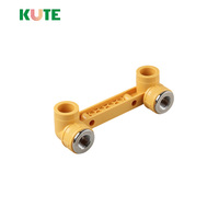 KT-高品质抛光PPR黄铜弯头接头，具有3年保修，经济实惠，一体式