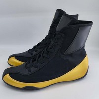 Chaussures de boxe professionnelles légères avec semelle antidérapante et soutien de la cheville pour l'entraînement en salle et la compétition