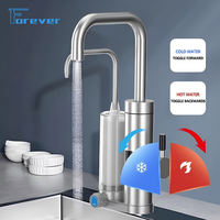 Robinet d'eau chaude sans réservoir robinet de chauffe-eau électrique instantané robinet de chauffage rapide avec filtre purificateur d'eau propre