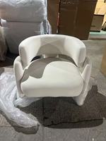 Fauteuil de salon moderne de luxe, chaise de loisirs individuelle, fauteuil de bureau design crème, chaise paresseuse – Vente en gros à prix réduit