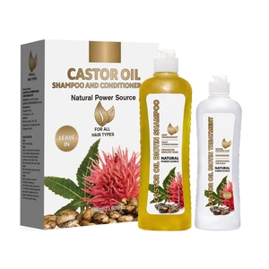 Dầu gội dầu thầu dầu tự nhiên và Bộ điều hòa: nuôi dưỡng sâu, tăng cường chân tóc, bảo vệ mọi loại tóc - Product Image 3