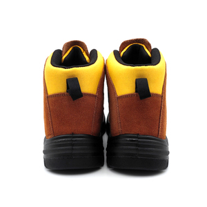 Chaussures <span class=keywords><strong>de</strong></span> <span class=keywords><strong>sécurité</strong></span> pour hommes, <span class=keywords><strong>protection</strong></span> <span class=keywords><strong>de</strong></span> l'embout en acier, semelle extérieure en PU antidérapante, bon prix, bottines hautes, style sport moderne, travail en Malaisie - Product Image 4