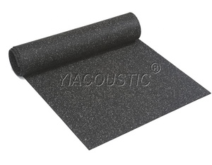 Panneau en caoutchouc de tampon d'amortissement de plancher de sport d'intérieur insonorisant en gros d'usine pour la réduction du bruit et l'absorption acoustique - Product Image 1