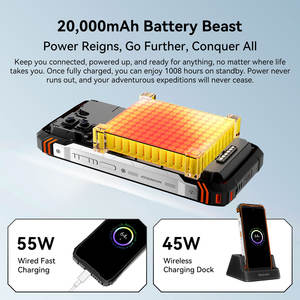 Blackview XPLORE 1 Pro Caméra thermique Téléphone robuste 6,78 pouces 16+512 Go 20000 mAh Android 15 Étanche 5G NFC Mobile - Product Image 6