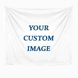 Tapisserie murale personnalisée à prix abordable avec logo imprimé, en tissu polyester, motif Mandala, couverture tissée sur mesure - Product Image 1