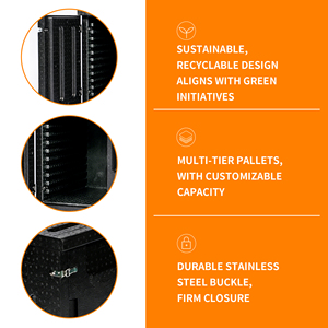 FANGHE EP-90, Contenedor de Alimentos Aislado de Espuma EPP de 90L, Caja Térmica Ligera y Apilable para Catering, Restaurantes y Entrega a Domicilio - Product Image 5