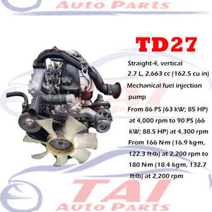 เครื่องยนต์ดีเซลแท้ มือสอง ยี่ห้อ TAI รุ่น TD27 ขนาด 2.4 ลิตร สำหรับรถยนต์นิสสัน พร้อมการรับประกัน 6 เดือน มีสินค้าในสต็อก บรรจุในกล่องไม้ - Product Image 6