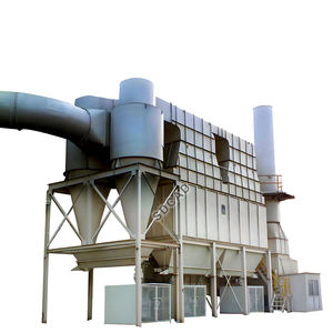 Système de dépoussiérage combiné <span class=keywords><strong>cyclone</strong></span> et filtre à sacs pour le traitement des poussières minérales à haute concentration - Product Image 1