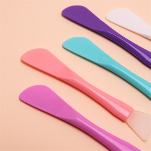 Candy Color <b>Silicone</b> Facial Mask Brush Scraper Custom Logo Double Head Face Makeup <b>Tool</b> - Product Image 3