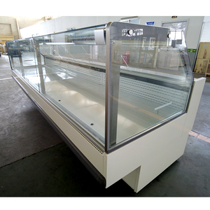 スーパーマーケットフリーザー冷蔵庫コーナー生肉チラー/業務用デリディスプレイ冷蔵庫生魚サービスカウンター - Product Image 5