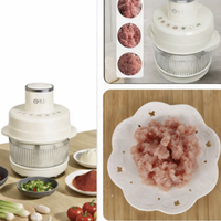 Hachoir à viande et batteur à pâte multifonctionnel en acier inoxydable 5L avec 3 vitesses, 500W, structure sur pied/à table, crochet pétrisseur