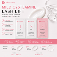 Lotion de rehaussement des cils à la cystéamine douce, système de permanente pour cils professionnel, sans TGA, végétalien, pour yeux sensibles, boucles naturelles, sachet de 0,8 g