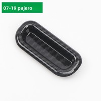 Modification intérieure Mitsubishi Pajero, poignée de toit ouvrant en plastique ABS à motif carbone, modèle MSPJ07190374fCF
