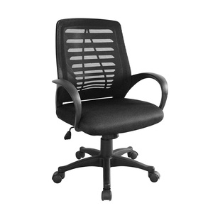Basics Classic Mid-Back Altura Ajustable Giratoria <span class=keywords><strong>Silla</strong></span> de Trabajo Cómoda <span class=keywords><strong>Silla</strong></span> de <span class=keywords><strong>Escritorio</strong></span> de Oficina de Malla con Reposabrazos - Product Image 1