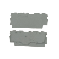 2002-1491 Nuovo Originale Tedesco Disponibile in Magazzino 2002 1491 Piastra Finale e Intermedia Spessore 0,8 mm Grigia Tipo a Incastro 2002-1491