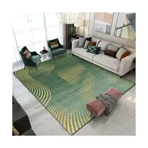 Alfombra nórdica moderna de lujo para sala de estar, decoración del hogar, dormitorio, cabecera, pasillo, suelo